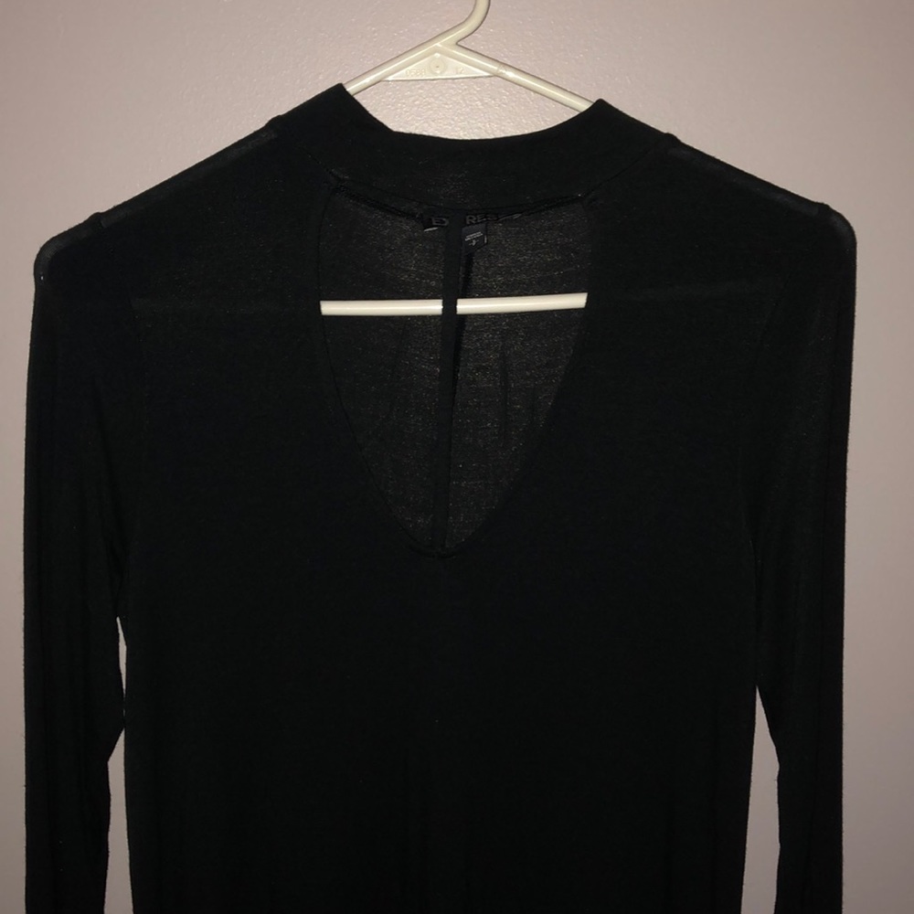 Express black flowy dress